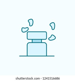 watering of plants field outline icon. Element of drip watering icon. Thin line icon for website design and development, app development. Premium icon