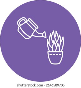 Icono vectorial Planta de riego. Se puede usar para imprimir, móviles y aplicaciones web.