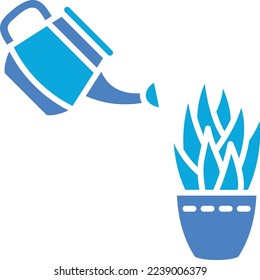 Icono vectorial Planta de riego. Se puede usar para imprimir, móviles y aplicaciones web.