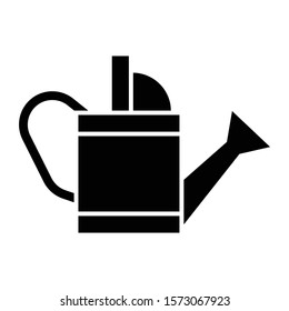 watering pot icon glyph vector design