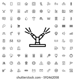 watering system icon illustration isolated vector sign symbol. Smart home icons vector set.