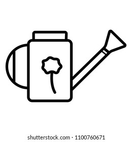 Watering thin icon vector garden