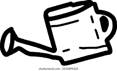 watering vector assets. drawn by hand
