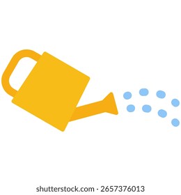 Watering Vector Icon in Flat Style