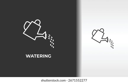 Watering Vector, Icon Or Logo Sign Isolated Symbol Illustration