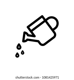 Watering-can icon, vector illustration. Flat design style. vector watering-can icon illustration isolated on white background, watering-can icon Eps10. watering-can icons graphic design vector symbols