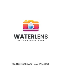 Waterlens Colorful Logo Design Template