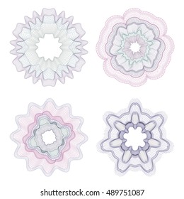 Watermark for certificate, diploma.