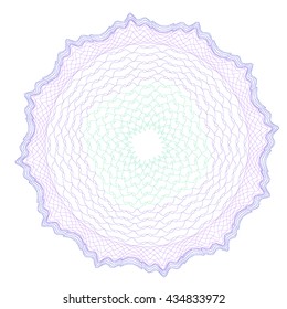  watermark for diploma and certificate,guilloche element,