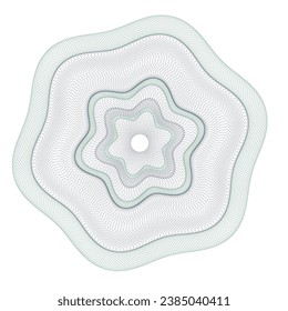 Watermark guilloce.Watermark pattern , Watermark banknote pattern. Banknotes check guilloche lines texture, secure waves patterns and passport paper. Currency banknote guilloche, security certificate 