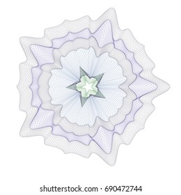 Watermark, guilloche design for background certificate,diploma,