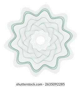 Watermark guilloche. Watermark pattern , Watermark banknote pattern. Banknotes check guilloche lines texture, secure waves patterns and passport paper. Currency banknote guilloche, security certificat