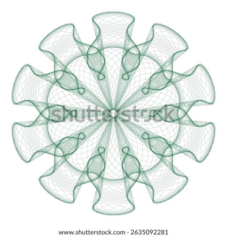 Watermark guilloche. Watermark pattern , Watermark banknote pattern. Banknotes check guilloche lines texture, secure waves patterns and passport paper. Currency banknote guilloche, security certificat