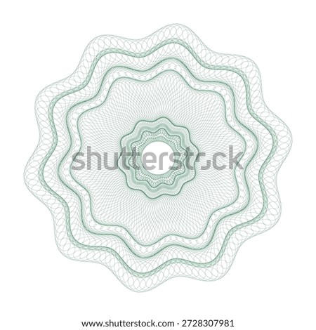 Watermark guilloche. Watermark pattern , Watermark banknote pattern. Banknotes check guilloche lines texture, secure waves patterns and passport paper. Currency banknote guilloche, security certificate watermark background