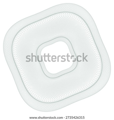 Watermark guilloche. Watermark pattern , Watermark banknote pattern. Banknotes check guilloche lines texture, secure waves patterns and passport paper. Currency banknote guilloche, security certificate watermark background