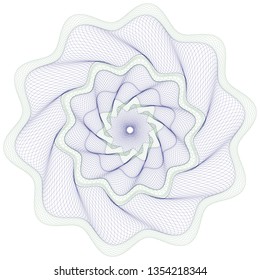 Watermark , Guilloche for security ,background design element for certificate,diploma,