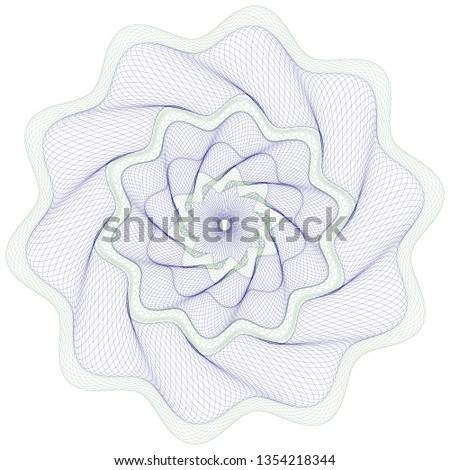 Watermark , Guilloche for security ,background design element for certificate,diploma,