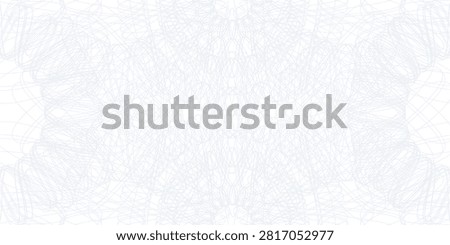 Watermark mesh diploma pattern background. Intricate security grid background for printing authentic cheques, diplomas and certificates.
