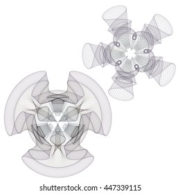 Watermarks for diploma and certificate,