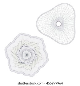 Watermarks for diploma and certificate,