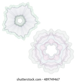 Watermarks for diploma and certificate,