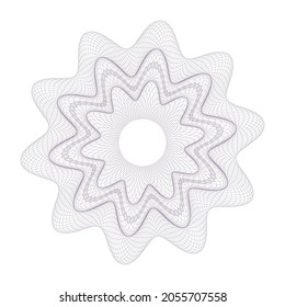 Watermark.Watermark pattern , Watermark banknote pattern. Banknotes check guilloche lines texture, secure waves patterns and passport paper. Currency banknote guilloche, security certificate watermark