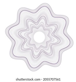 Watermark.Watermark pattern , Watermark banknote pattern. Banknotes check guilloche lines texture, secure waves patterns and passport paper. Currency banknote guilloche, security certificate watermark