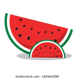 watermellon icon on white background,vector illustration.
