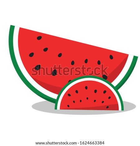 watermellon icon on white background,vector illustration.
