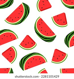 Watermelon Background BG Pattern Seamless Tropical Fruit  Summer Wallpaper
