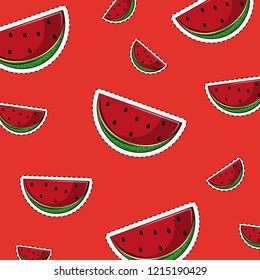 Watermelon background cartoons