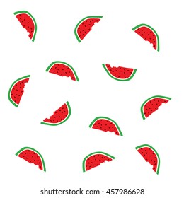 watermelon background vector graphic symbol art illustration icon