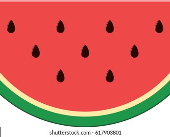 Watermelon background. Vector illustration.