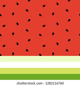watermelon background vector illustration, summer concept.