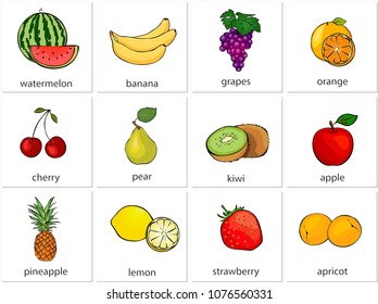 2,004 Food Vocabulary Kids Images, Stock Photos & Vectors | Shutterstock