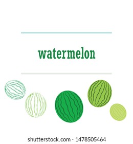 Watermelon. Banner juicy ripe watermelon slices. Summer time.