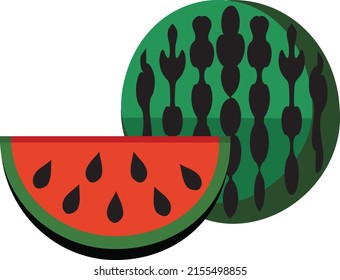 Watermelon is the best for the summer time.   It is easy to use and design your own clip art, sticker, pattern, t-shirt,  poster, card, home deco and more.