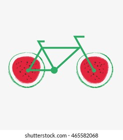 watermelon bike