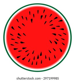 watermelon card.vector illustration 