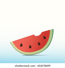 watermelon cartoon vector background