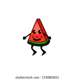 Imagen vectora del icono de la sandía