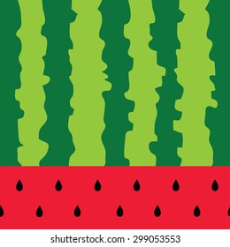 watermelon color fruit background vector illustration