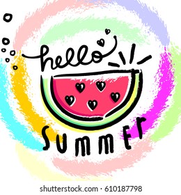 watermelon colorful