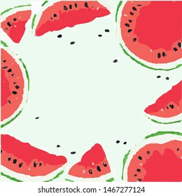 Watermelon Cover Vector Art For Wallpaper or Background Download