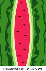 Watermelon cut. Watermelon. Watermelon Day. Template.