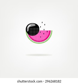 Watermelon design element