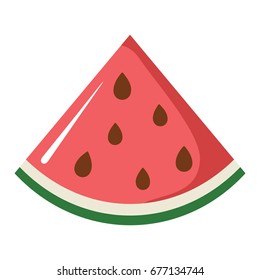 Watermelon design juicy fresh fruit icon vector template. Raw Watermelon