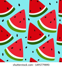 Watermelon design Pattern Seamless vector
