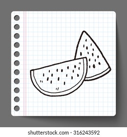 watermelon doodle