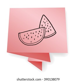 watermelon doodle